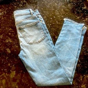 DL1961 farrow high rise skinny ankle jeans size 25